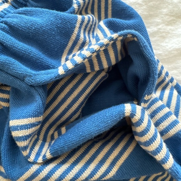 Vintage Koret Blue and White A-Line Midi - Union Made - Picture 5 of 7